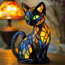 Carica l'immagine nel visualizzatore di Gallery, Leuchtkatze – lampada artigianale che fa brillare i cuori