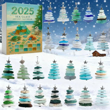 Carica l'immagine nel visualizzatore di Gallery, Calendario dell'Avvento magico con vetro di mare – Ogni giorno un vero tesoro ritrovato