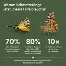 Carica l'immagine nel visualizzatore di Gallery, Casetta per farfalle a forma di goccia, fatta a mano, in legno naturale