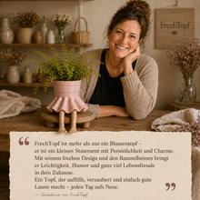 Carica l'immagine nel visualizzatore di Gallery, FrechTopf – der Pflanztopf mit Persönlichkeit