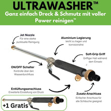 Carica l'immagine nel visualizzatore di Gallery, Ultrawasher - Idropulitrice turbo per ogni tubo da giardino - Offerta speciale