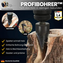 Lade das Bild in den Galerie-Viewer, Profibohrer - Teilt Holz in wenigen Sekunden