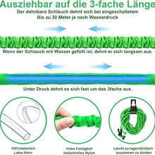 Carica l'immagine nel visualizzatore di Gallery, Pflex Set - Tubo da giardino flessibile con doccia ad alta pressione a 7 funzioni