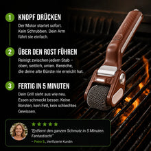 Carica l'immagine nel visualizzatore di Gallery, Spazzola per Barbecue GrillBlitz Pro