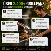 Carica l'immagine nel visualizzatore di Gallery, Spazzola per Barbecue GrillBlitz Pro