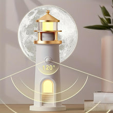 Carica l'immagine nel visualizzatore di Gallery, Lampada magica a faro con proiezione di luce lunare