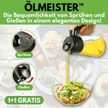 Carica l'immagine nel visualizzatore di Gallery, ÖlMeister - Dispenser olio 2 in 1 - Promozione speciale 1+1 Gratis

