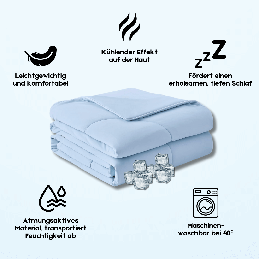 KühlTraum Kühldecke – Schlafen ohne Schwitzen Größe 150×200 cm