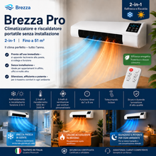 Carica l'immagine nel visualizzatore di Gallery, Brezza Pro – Condizionatore Portatile &amp; Riscaldatore senza Installazione | 2-in-1
