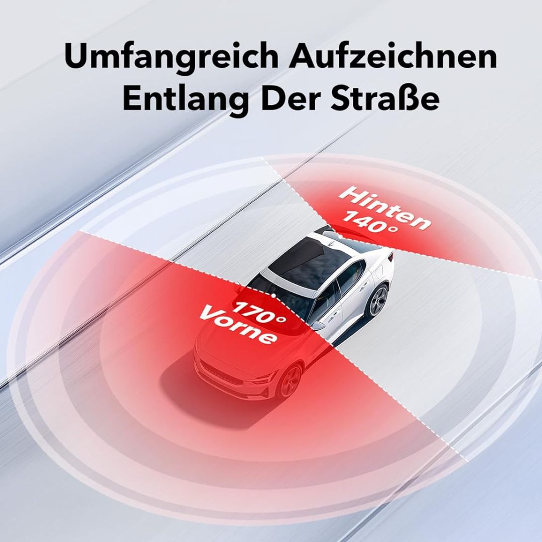 AutoPulseX - Dash cam 4K per la sorveglianza sicura della tua auto