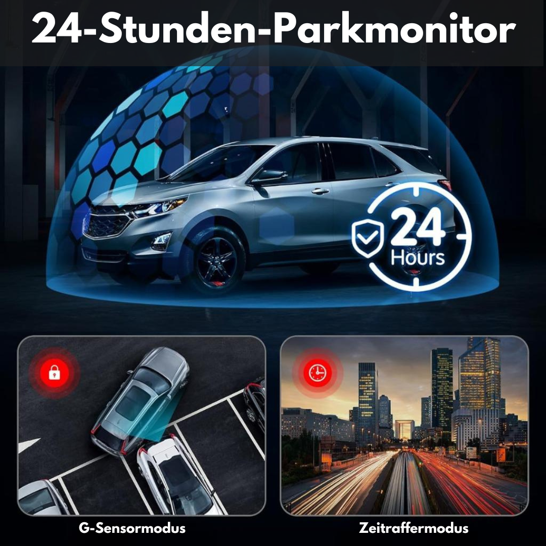 AutoPulseX - Dash cam 4K per la sorveglianza sicura della tua auto