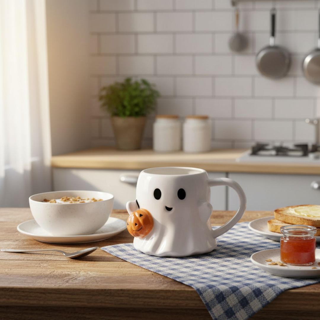 Tazza con il fantasma della zucca