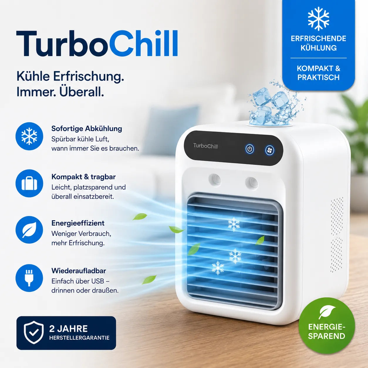 TurboChill - refrigeratore portatile - l'originale