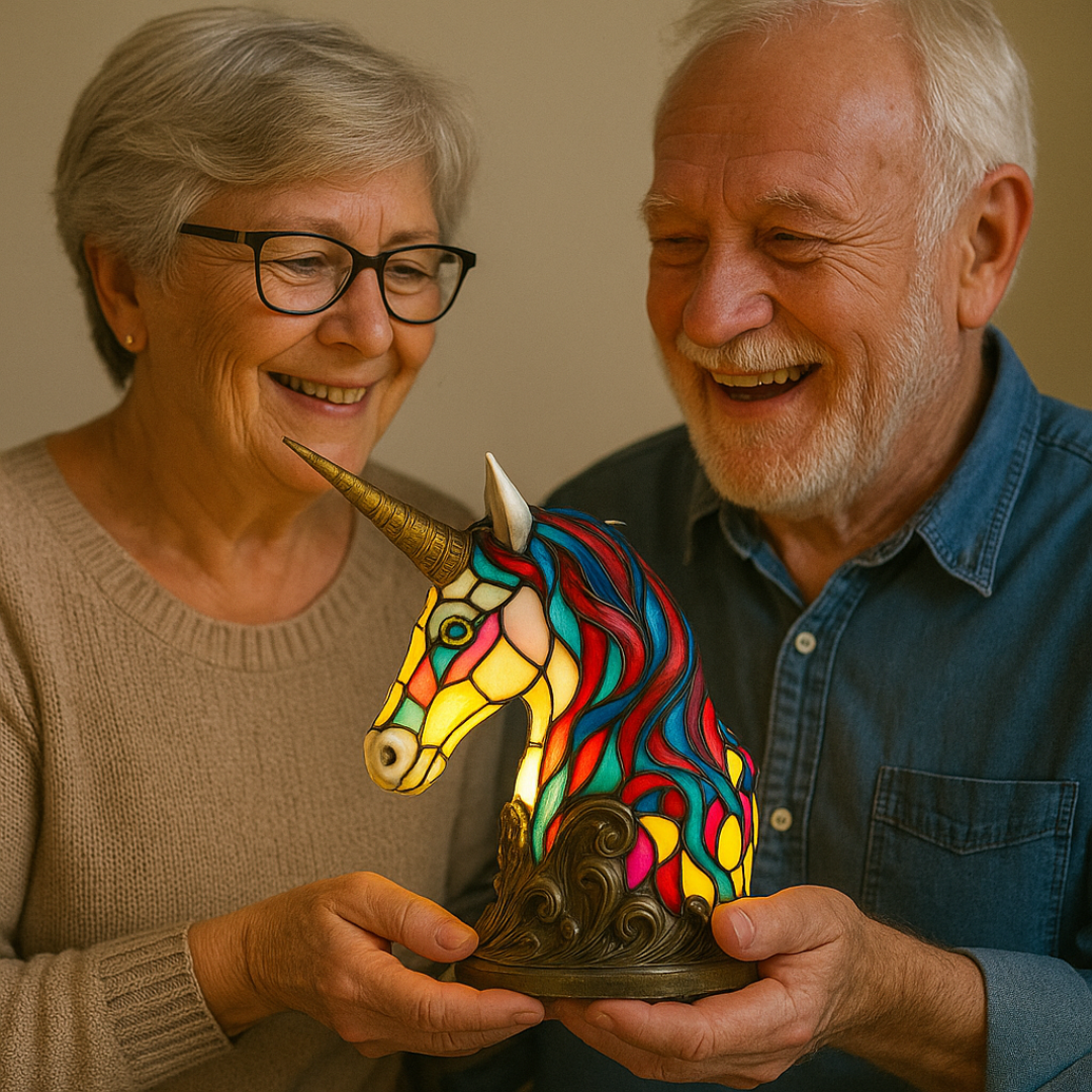 LeuchtUnicorno - lampada fatta a mano che illumina i cuori