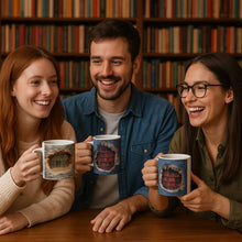 Carica l'immagine nel visualizzatore di Gallery, Tazza a mondo letterario 3D fatta a mano
