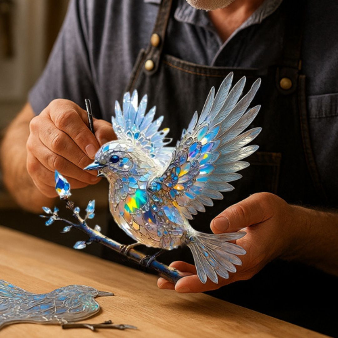 Bluebird Spirit - un tocco di luce fatto a mano per la casa