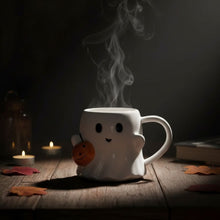 Carica l'immagine nel visualizzatore di Gallery, Tazza con il fantasma della zucca
