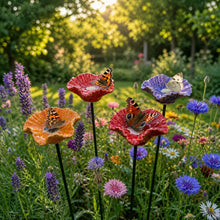 Carica l'immagine nel visualizzatore di Gallery, Bevi-insetti in ceramica a fiori di farfalla
