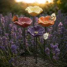 Carica l'immagine nel visualizzatore di Gallery, Bevi-insetti in ceramica a fiori di farfalla
