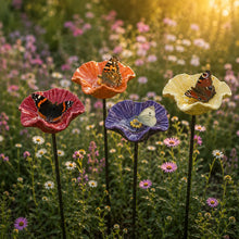 Carica l'immagine nel visualizzatore di Gallery, Bevi-insetti in ceramica a fiori di farfalla
