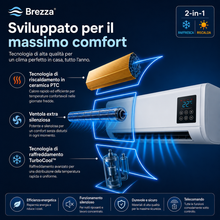 Carica l'immagine nel visualizzatore di Gallery, Brezza Pro – Condizionatore Portatile &amp; Riscaldatore senza Installazione | 2-in-1
