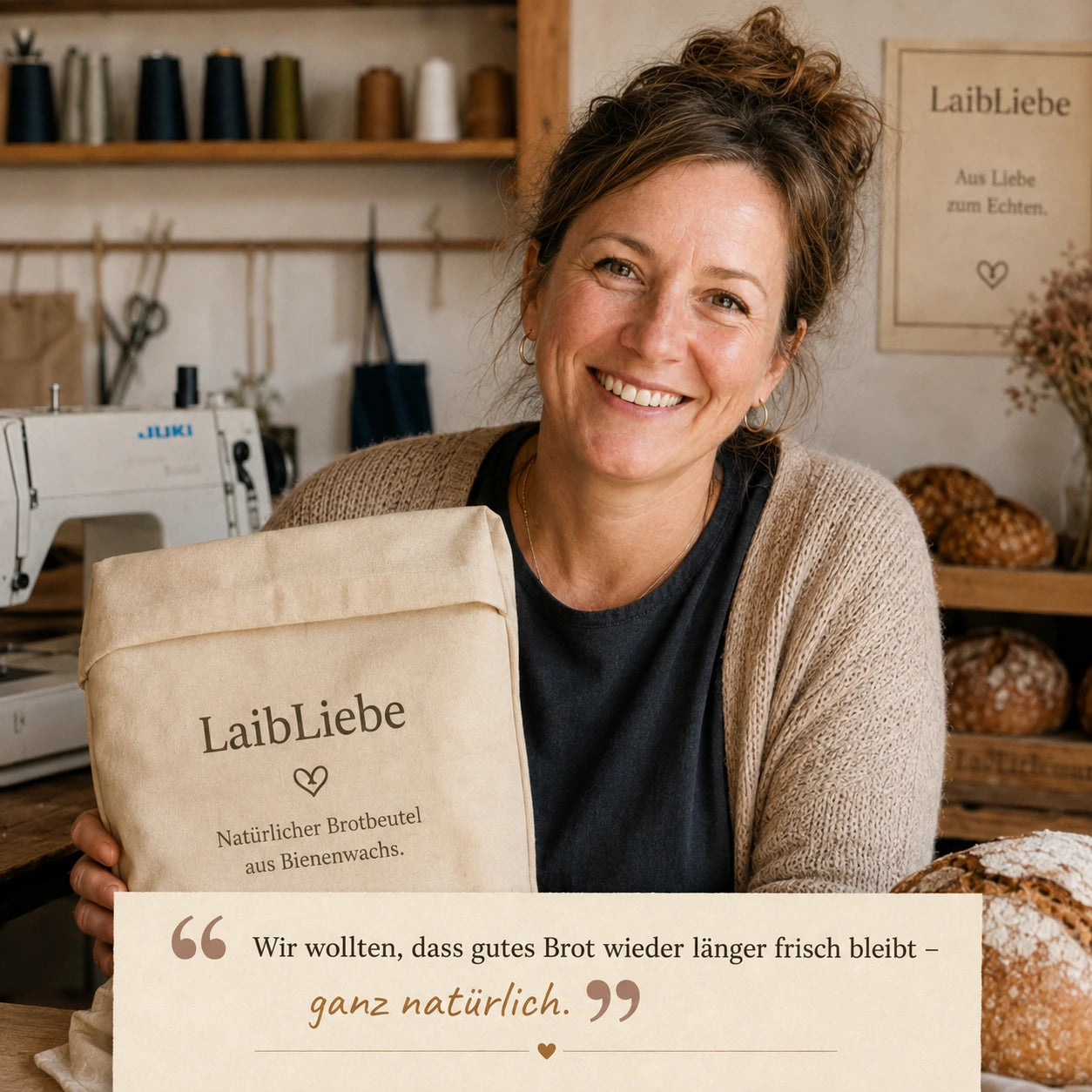LaibLiebe – Brot länger frisch halten. Natürlich, handwerklich, mit echtem Bienenwachs