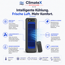 Lade das Bild in den Galerie-Viewer, ClimateX - Mobile Klimakühler – Keine Installation nötig | Kühlt sofort mit einem Druck
