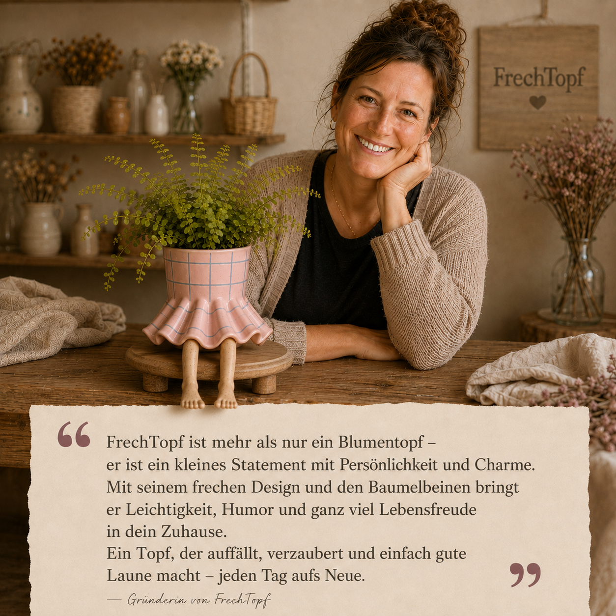 FrechTopf – der Pflanztopf mit Persönlichkeit