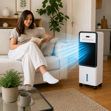 Lade das Bild in den Galerie-Viewer, FreiKlima Max - Mobile Allround-Klimaanlage – Kühlt im Sommer, Heizt im Winter | Ohne Installation

