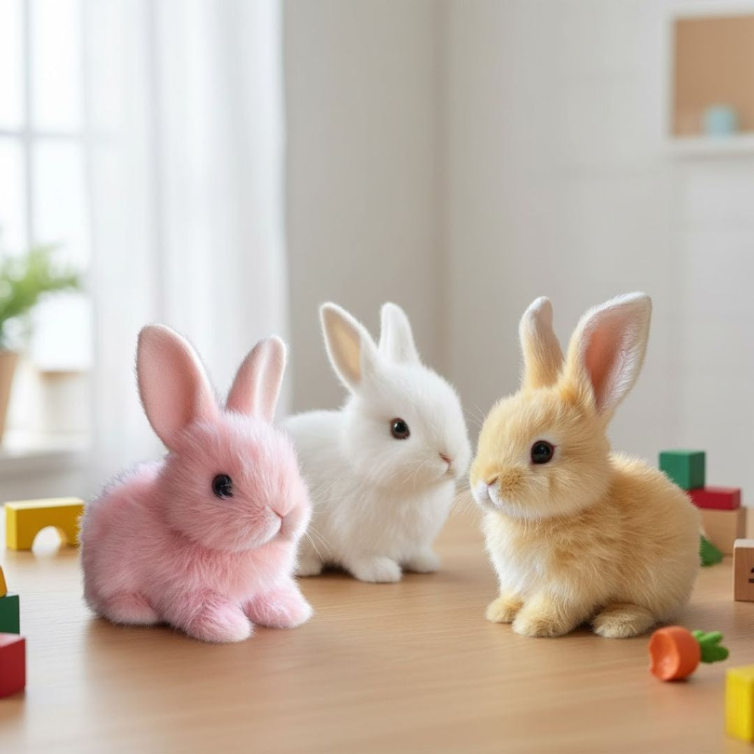HoppelHase – Coniglio di peluche realistico che fa brillare gli occhi dei bambini