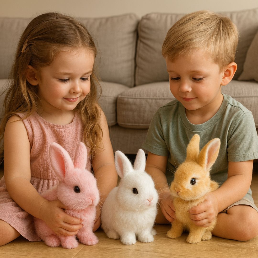 HoppelHase – Coniglio di peluche realistico che fa brillare gli occhi dei bambini