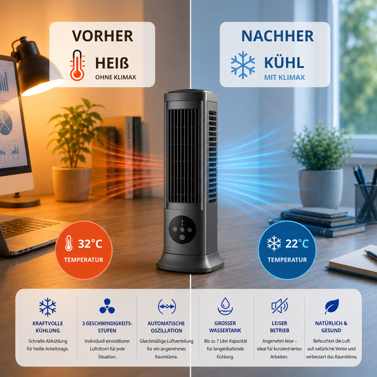 Climatizzatore KlimaX™ - l'originale visto in TV