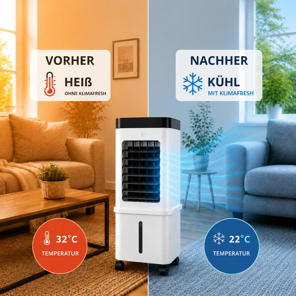 KlimaFresh – Mobiler Luftkühler