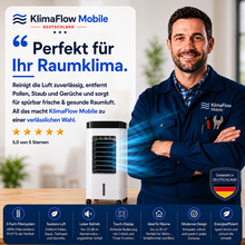 Lade das Bild in den Galerie-Viewer, KlimaFlow Mobile - Mobiler Luftkühler – Keine Installation erforderlich | Kühlt bis zu 50 m²
