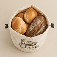 Carica l'immagine nel visualizzatore di Gallery, LaibLiebe – Handgemachter natürlicher Brotbeutel aus Bienenwachs