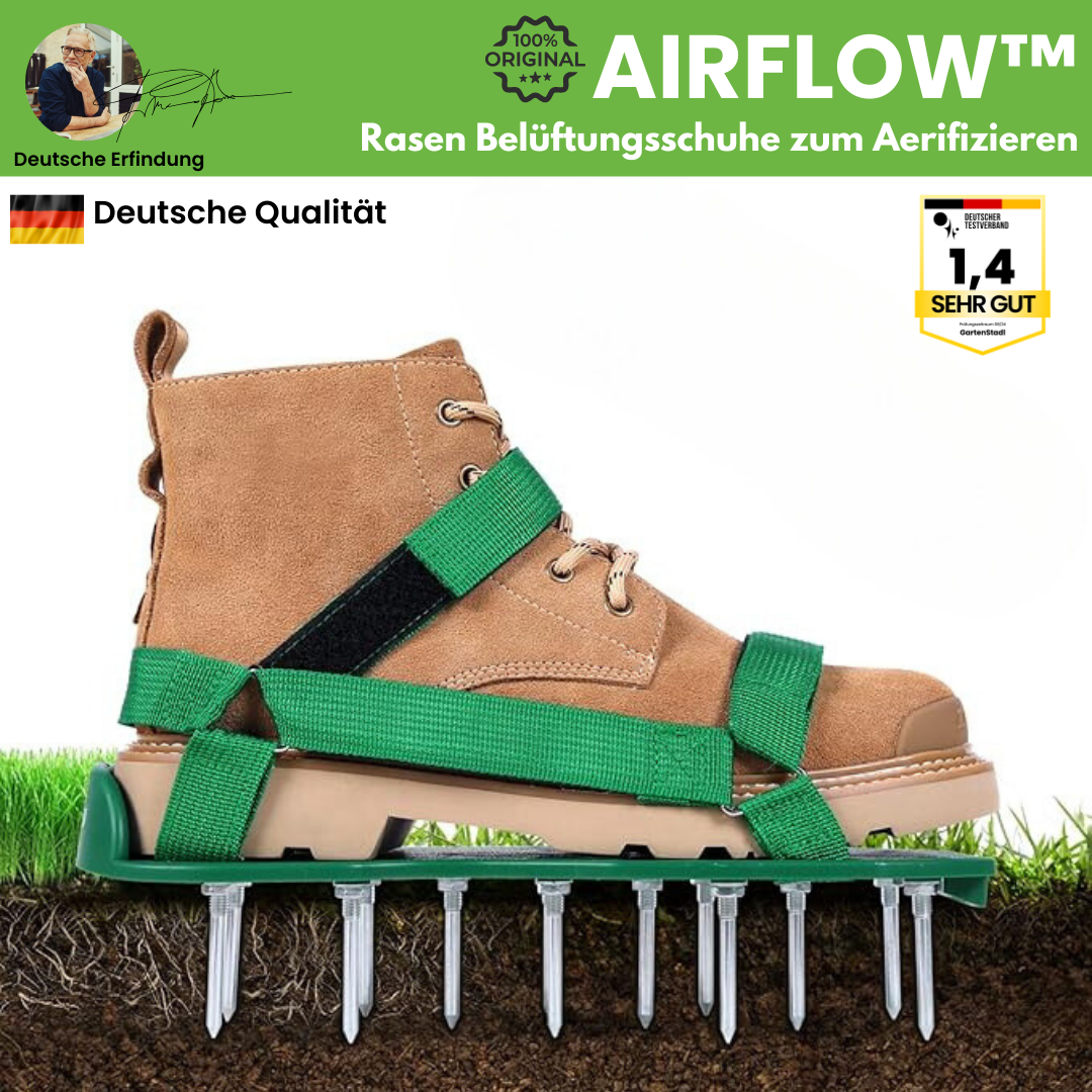 Airflow - Scarpe a chiodo per aerare il prato (1x paio)