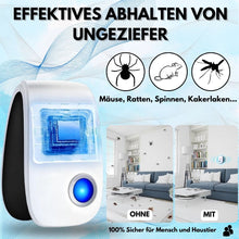 Carica l'immagine nel visualizzatore di Gallery, PestStop - Repellente a ultrasuoni contro zanzare, topi, scarafaggi, insetti, ratti, roditori, mosche, formiche
