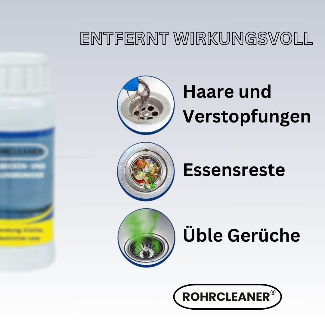 Rohrcleaner - pulisce qualsiasi scarico in pochi secondi