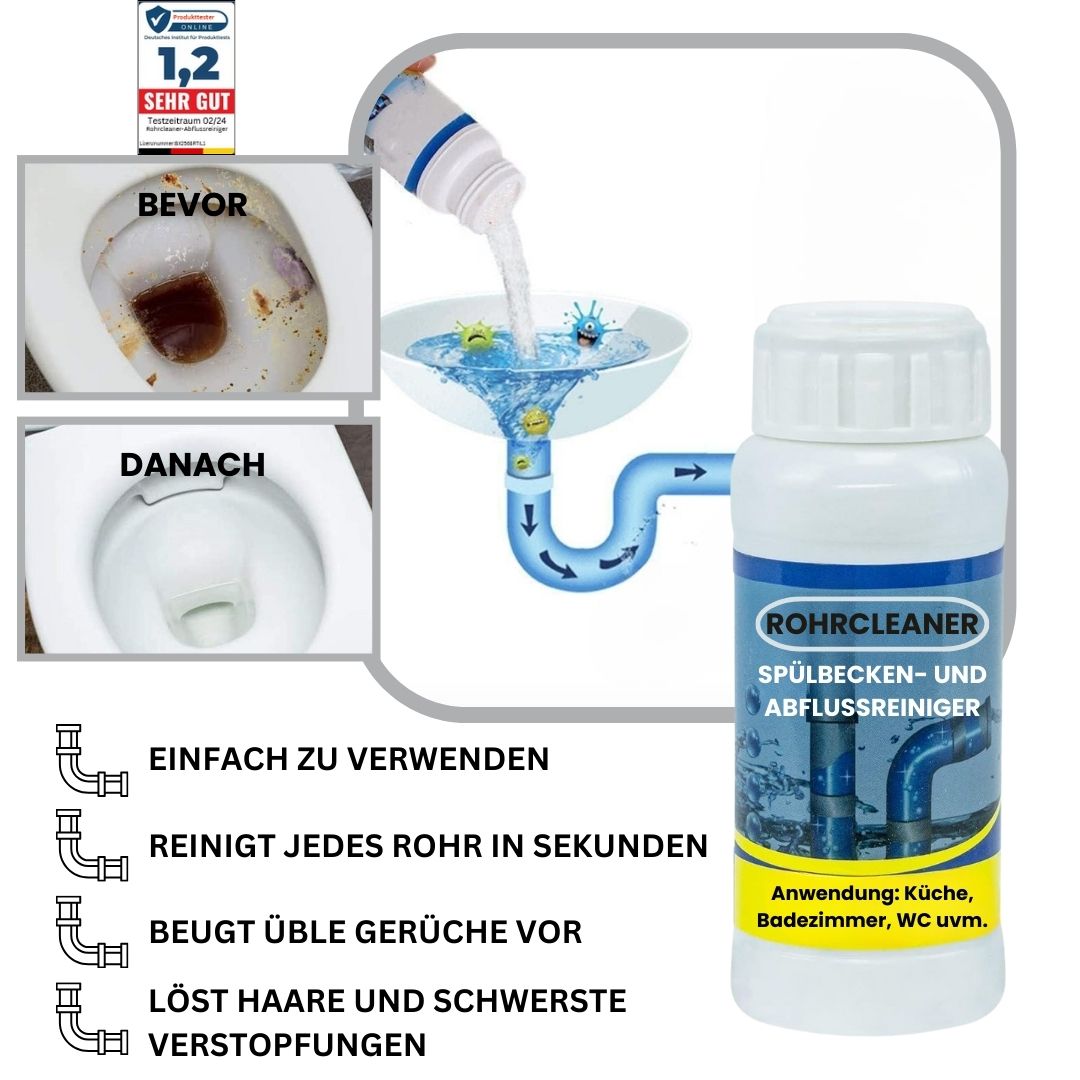 Rohrcleaner - pulisce qualsiasi scarico in pochi secondi