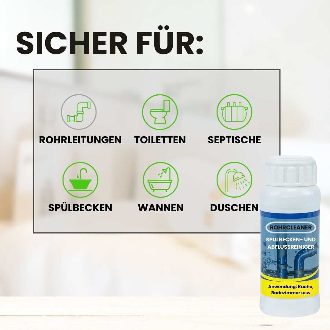 Rohrcleaner - pulisce qualsiasi scarico in pochi secondi