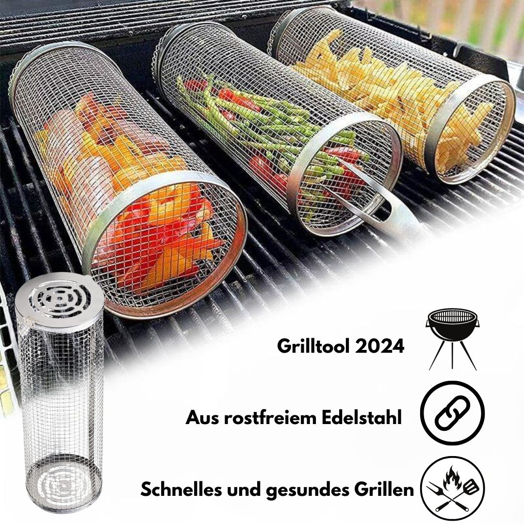 Cesto da griglia in acciaio inox per una grigliata perfetta