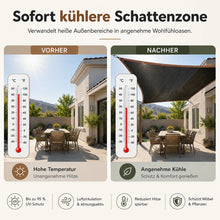 Carica l'immagine nel visualizzatore di Gallery, SonnenSchutz Pro – Premium Sonnenschutz-Netz für Terrasse &amp; Garten
