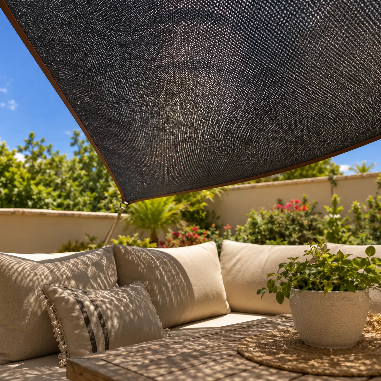SonnenSchutz Pro – Premium Sonnenschutz-Netz für Terrasse & Garten