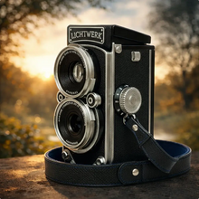 Carica l'immagine nel visualizzatore di Gallery, Lichtwerk RetroCam TLR – Fotocamera digitale vintage con look da pellicola
