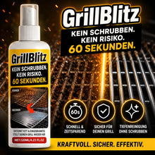 Carica l'immagine nel visualizzatore di Gallery, GrillBlitz Grillreiniger - Sauberer Grillrost. Weniger Schrubben.
