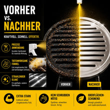 Carica l'immagine nel visualizzatore di Gallery, GrillBlitz Grillreiniger - Sauberer Grillrost. Weniger Schrubben.
