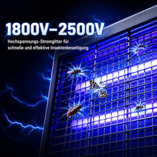 Carica l'immagine nel visualizzatore di Gallery, UV-Insektenvernichter – Elektrische Fliegen, Gelsen, Motten, Kakerlaken- &amp; Mückenfalle für Innen und Außen - 30–170 m²
