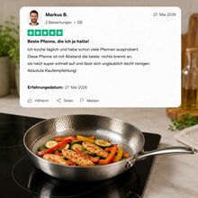 Carica l'immagine nel visualizzatore di Gallery, TitanPur Pro Padella Titan per brasati e carne macinata