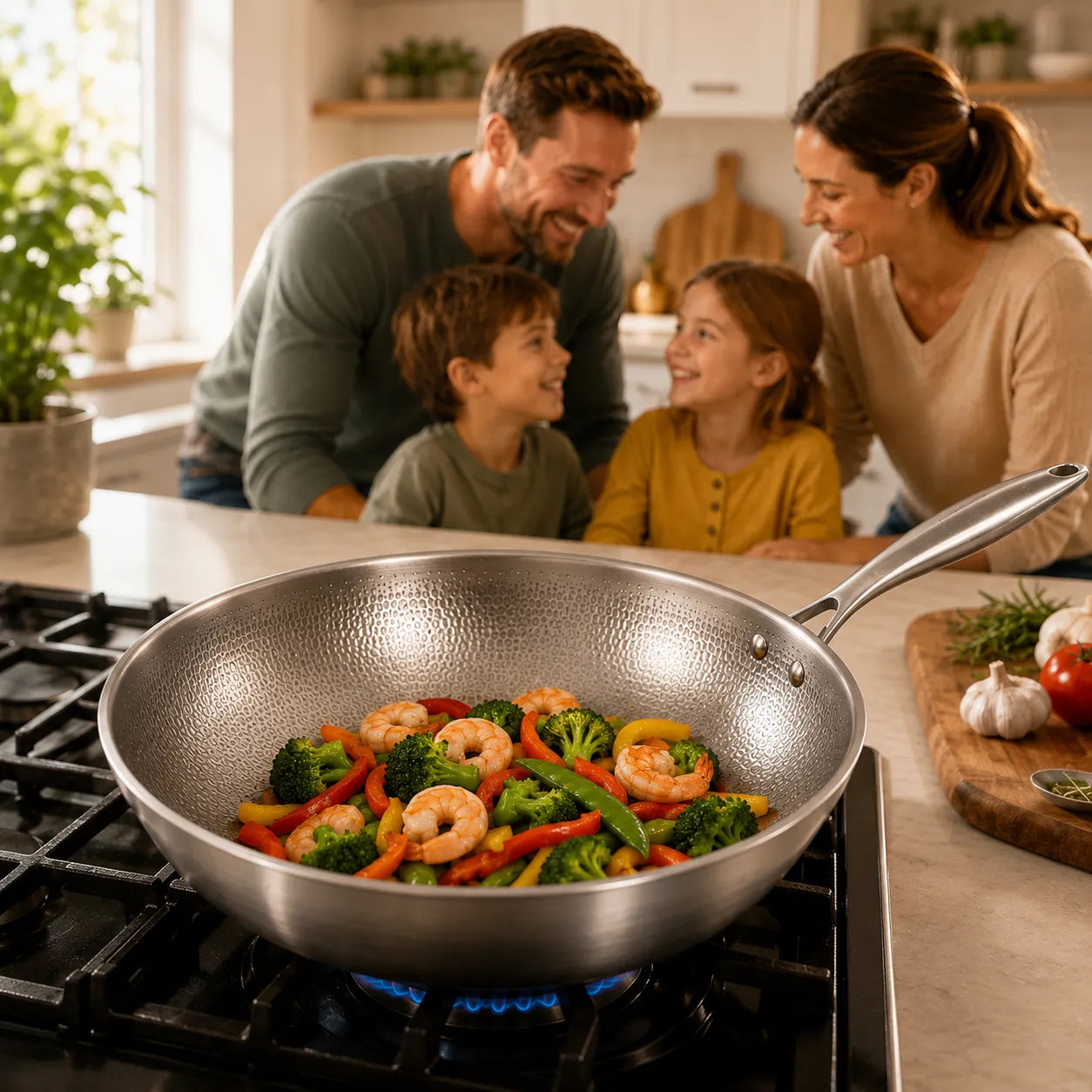 TitanPure Pro — Padella Wok in titanio