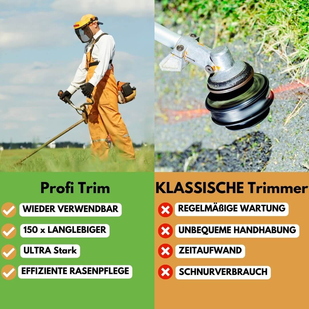 ProfiTrim - Il decespugliatore indistruttibile con set di montaggio gratuito